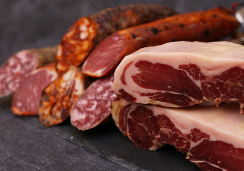 charcutería ibéricos donostia. jamón ibérico de bellota